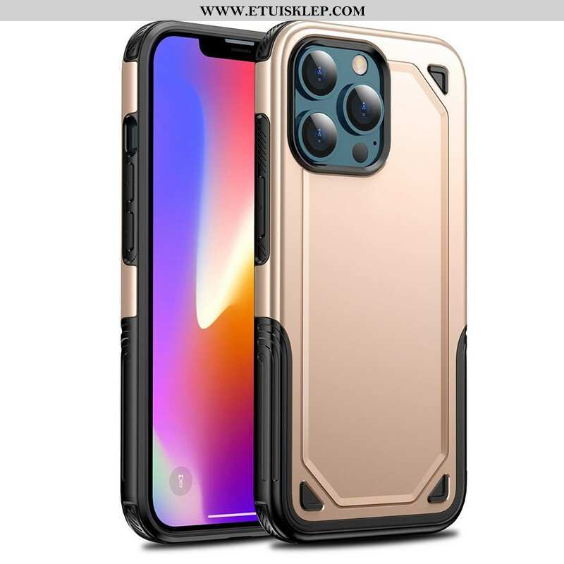 Etui do iPhone 13 Pro Efekt Metalicznego Pancerza